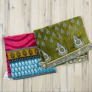 New with tags Kantha baby blanket